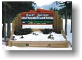 Banff Springs Entrance Sign